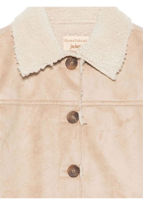 Giacca con bottoni ZHOE & TOBIAH KIDS | SHT2MN45 NATURALE